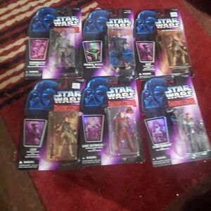 Star Wars Action Figures on Purple Cardback with Blue Accents
